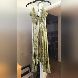 Bohemian haulter tie dress